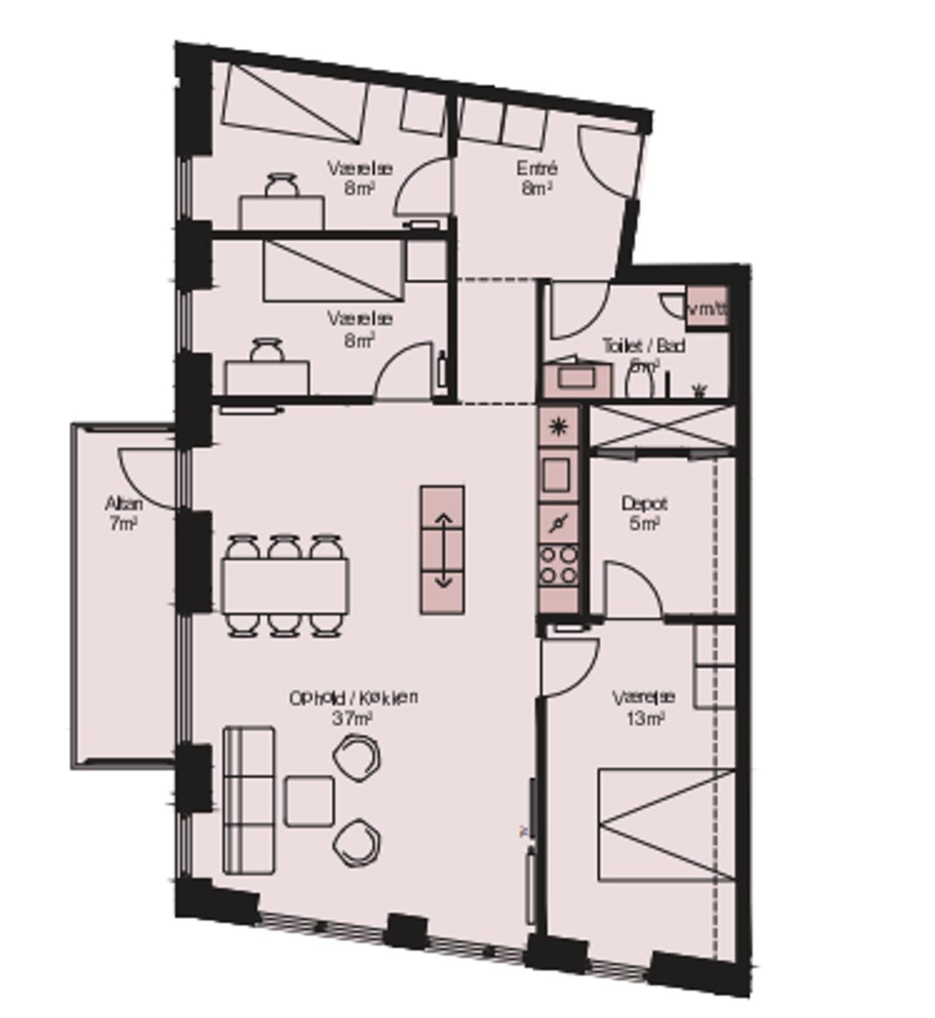 Fantastic 3-bed W Balcony In Orestad * København